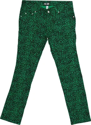 Produktbild von Nix Gut - Leo, Frauenhose Grün im Slim-Fit-Style