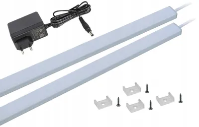 Produktbild von AQUALED Schlichtes LED-Möbelprofil für Küchenschränke 2x50cm