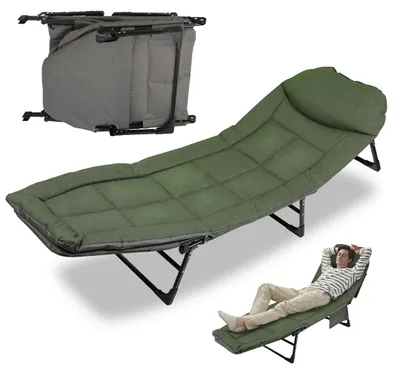 Image de Ikodm Chaise de pêche à la carpe Chaise de pêche Chaise de camping Chaise de camping de pêche Chaise de camping de terrain