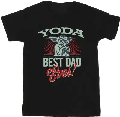 Image de Star Wars - T-shirt pour homme "Mandalorian Dad" BI52004 (M) (Noir)