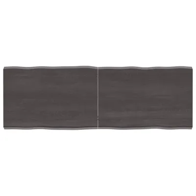 Produktbild von Tischplatte 120x40x(2-4) cm Massivholz Behandelt Baumkante