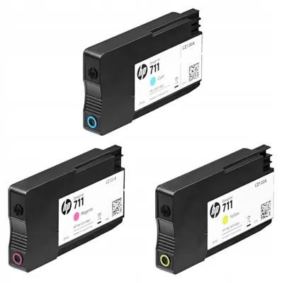 Immagine prodotto di HP 3 cartucce di inchiostro DesignJet ciano. magenta. giallo 711 da 29 ml
