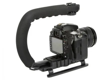 Obrázek produktu pro Rukojeť se stabilizátorem a držákem příslušenství pro fotoaparáty, videokamery, zrcadlovky a DV kamery