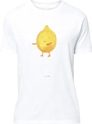 Produktbild von Mr. & Mrs. Panda T-Shirt Beste Freunde Zitrone - Weiß - Geschenk, S, Rundhals, Fehlende Keywords, oberteil, Lustiges, Lustige Sprüche, Tshirt