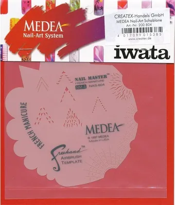 Produktbild von Nail-Art Schablonen-Set (aus No. 4, 5, 6) VIMNAS630 *** Aktionsartikel