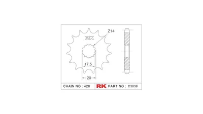 Immagine prodotto di Pignone RK 428 14Z standard