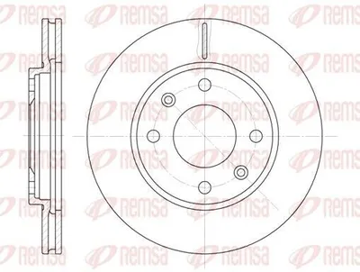 Produktbild von 2x REMSA Bremsscheibe 6131.10 vorne passend für PEUGEOT 206 Schrägheck (2A/C)