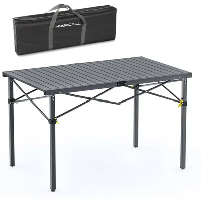 Produktbild von HOMECALL Campingtisch klappbar – stabiler Gartentisch und Balkontisch, tragbar, leicht und platzsparend, Anthrazit