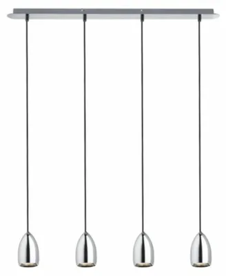 Zdjęcie produktu dla BABADES IV wisząca chrom 230V GU10 4x35W