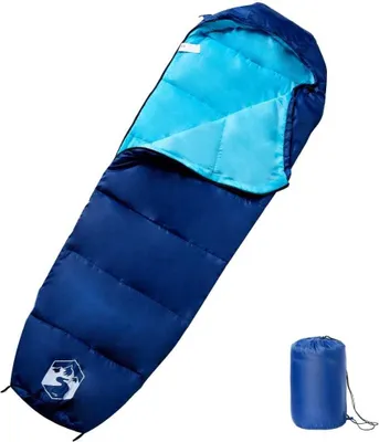 Produktbild von Mumienschlafsack für Erwachsene Camping 3 Jahreszeiten