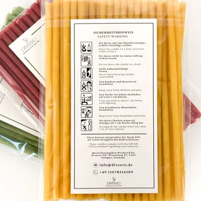 Produktbild von Kirchliche Bienenwachskerzen «Honig» №140 100 St