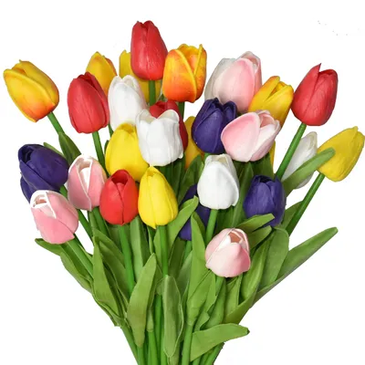 Obrázok produktu pre 24 umelých tulipánov na dekoráciu a ako darček