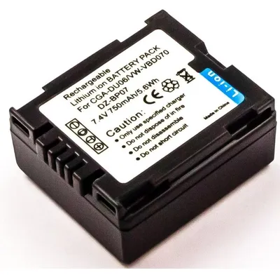 Produktbild von Akku für Hitachi DZGX 3100 E Li-Ion 7,2 Volt 600 mAh schwarz.