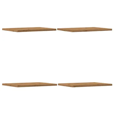 Obrázok produktu pre vidaXL Police 4 ks Remeselný dub 40x30x1,5 cm materiál na báze dreva
