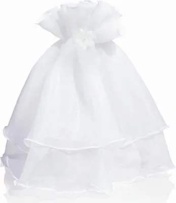 Produktbild von Röckchen aus Satin für Taufkerzen, Kommunionskerzen