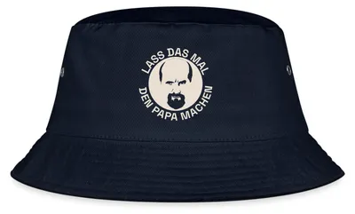 Produktbild von Spreadshirt Stromberg Lass Das Mal Den Papa Machen Fischerhut, L/XL (Caps), Navy