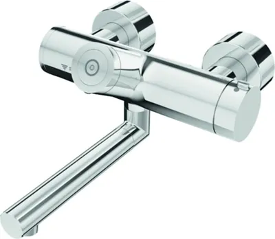 Produktbild von Schell Vorwand-WT-Armatur VITUS VW-C-T Thermostat, mit Desinfektion, chrom 270 mm