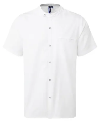Produktbild von Premier - "Chefs" Hemd für Herren/Damen Uni kurzärmlig LT2634 (L) (Weiß)