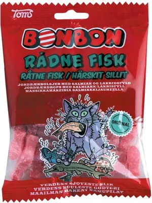 Produktbild von Toms Bonbon Rådne Fisk 125g