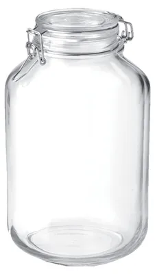 Image de Bocal de conservation en verre - 4 litres - Hermétique avec couvercle