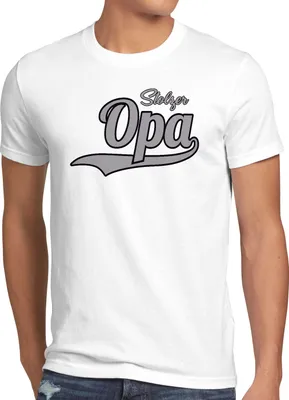 Produktbild von style3 Stolzer Opa Herren T-Shirt Großvater Fun Funshirt Spruch Spruchshirt
