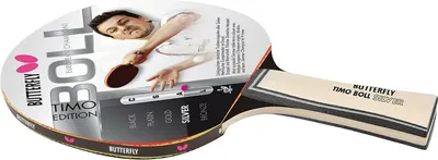 Zdjęcie produktu dla TIMO BOLL srebrna rakietka do tenisa stołowego tenis stołowy hobby motyl 85015