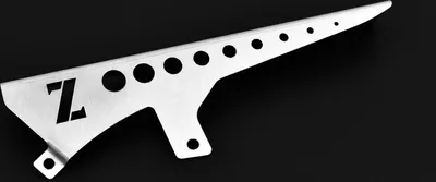 Produktbild von Kettenschutz kompatibel mit Kawasaki Z1000 BJ 2003-06 / Z750 BJ 2004-06 Logo silber