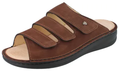 Produktbild von FINN COMFORT Mellow Keros Herren Pantolette braun geöltes Nubukleder - Größe: 43