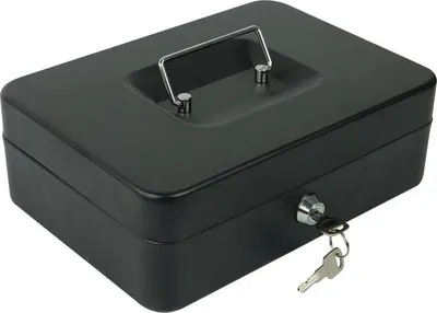 Image de Caisse noire en acier, verrouillable avec clé HDWR HD-CB15