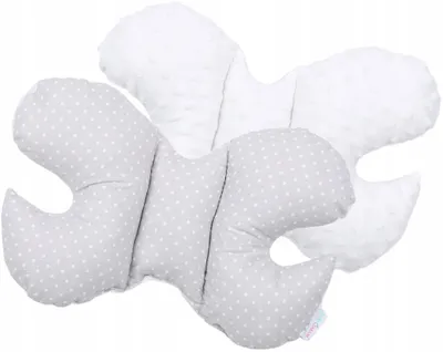 Produktbild von Babymam Schmetterlingskissen stoßdämpfend Minky Reisekissen
