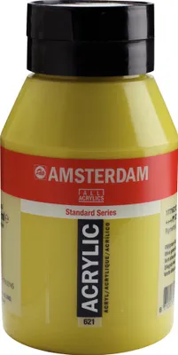 Immagine prodotto di Bottiglia di vernice acrilica Amsterdam Serie Standard 1000 ml Verde oliva chiaro 621