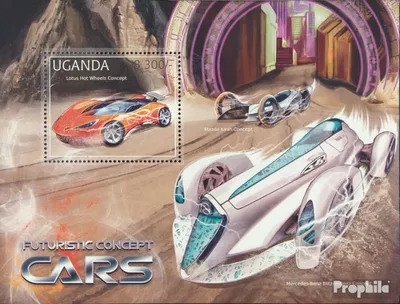 Produktbild von Briefmarken Uganda 2012 Mi Block396 (kompl.Ausg.) postfrisch Projektierte Automobile