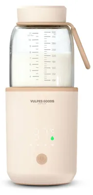 Immagine prodotto di Scaldabiberon portatile per bambini Vulpes Goods, riscaldatore per latte senza fili, con 5 livelli di temperatura, compatibile con tutte le tettarelle, batteria da 13.200 mAh, modello ELITE