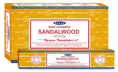 Imagen del producto de Varillas de incienso de sándalo, 15 g, para ambientar