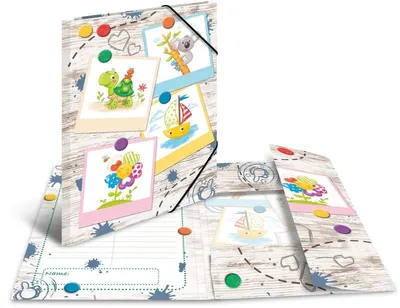 Produktbild von Sammelmappen A3 Karton Sandkastenfreunde Packung mit 3 Stück