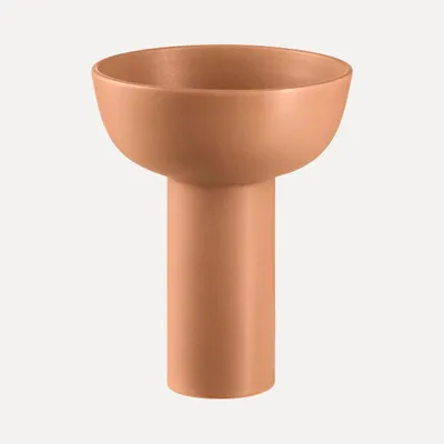 Produktbild von Blomus Blumenvase Miyabi, Dekovase, Vase, Steingut, Terracotta, 21 cm, 66624