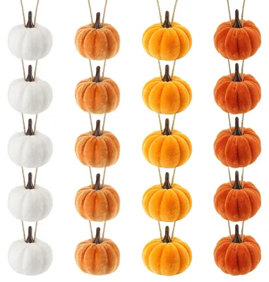 Zdjęcie produktu dla Dekoracje jesienne: dynie, 5 cm, 20 sztuk, idealne na Halloween