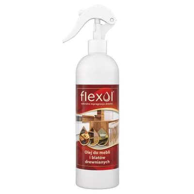 Obrázek produktu pro Olej na nábytek, dřevěné desky stolů FLEXOL 0,5L