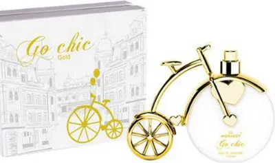 Produktbild von Tiverton "Go Chic gold" Damen Parfum eau de parfum 100 ml altes Fahrrad NEU