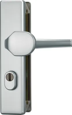 Zdjęcie produktu dla Okucie zabezpieczające drzwi ABUS KLZS714 F1, z zabezpieczeniem wkładki bębenkowej, kątowe, aluminiowe, 20354