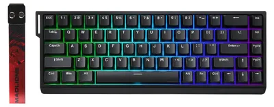 Productafbeelding van Bedraad Gaming Toetsenbord met Hall Effect, 60% Compact, RGB, 8K Polling