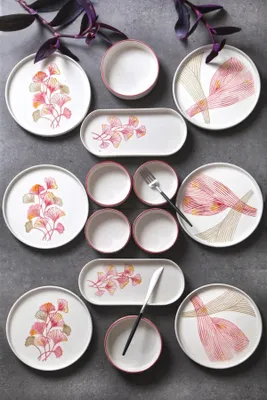 Immagine prodotto di Hermia Concept, MCH10553, Set per la colazione (14 pezzi), Multicolore, Vetroceramica, 25 x 11 x 3,5 cm