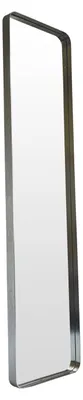 Produktbild von XORA TONDO Wandspiegel rechteckig aus gebürstetem Aluminium 30x120 cm