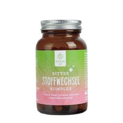 Produktbild von Bitterliebe Bitter Stoffwechsel Komplex - Monatspackung, Kapsel, Vitamin B6, Flasche, Erwachsener, Deutschland, Jod, Zink