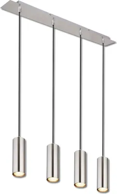 Produktbild von ISOLED Hängeleuchte nickel matt, 4xGU10 Fassung