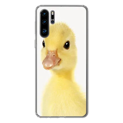 Produktbild von MuchoWow® Handyhülle Schutzhülle Hülle für Huawei P30 Pro Ente - Küken - Süß - Kinder - Mädchen - Jungen Silikon Softcase Handy Hülle - Schutzdeckel