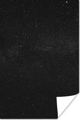 Produktbild von MuchoWow® Poster Sternenhimmel - Schwarz - Weiß - Himmel 120x180 cm - Kunstposter