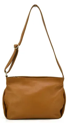 Produktbild von Damen Handtasche aus echtem Leder, Braun – Eine Umhängetasche für den Alltag
