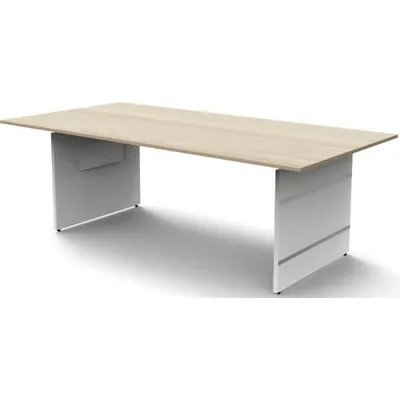 Immagine prodotto di Scrivania Form4 extra large con struttura a montanti 200x100x68-76 cm in acero
