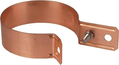 Produktbild von DEHN 420107 RRS 100 B11 Cu Regenrohrschelle